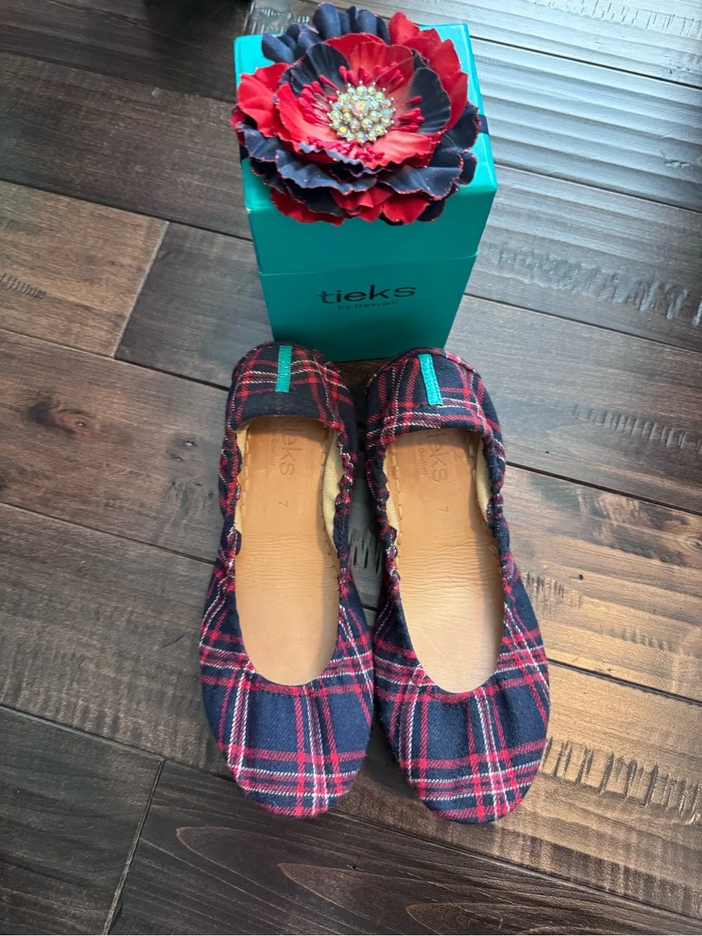 Tieks Heritage Plaid Ballet Flats - 7